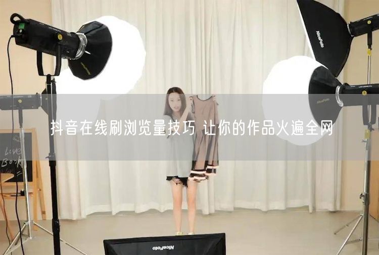 抖音在线刷浏览量技巧 让你的作品火遍全网
